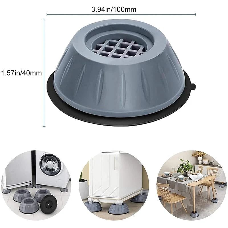 🔥LAST DAY SALE 49% OFF-🏡 Anti-Vibration Washing Machine Pads (4PCs) - Noise Reducing & Stabilizing Base for Quiet Operation and Floor Protection 🧼🔇