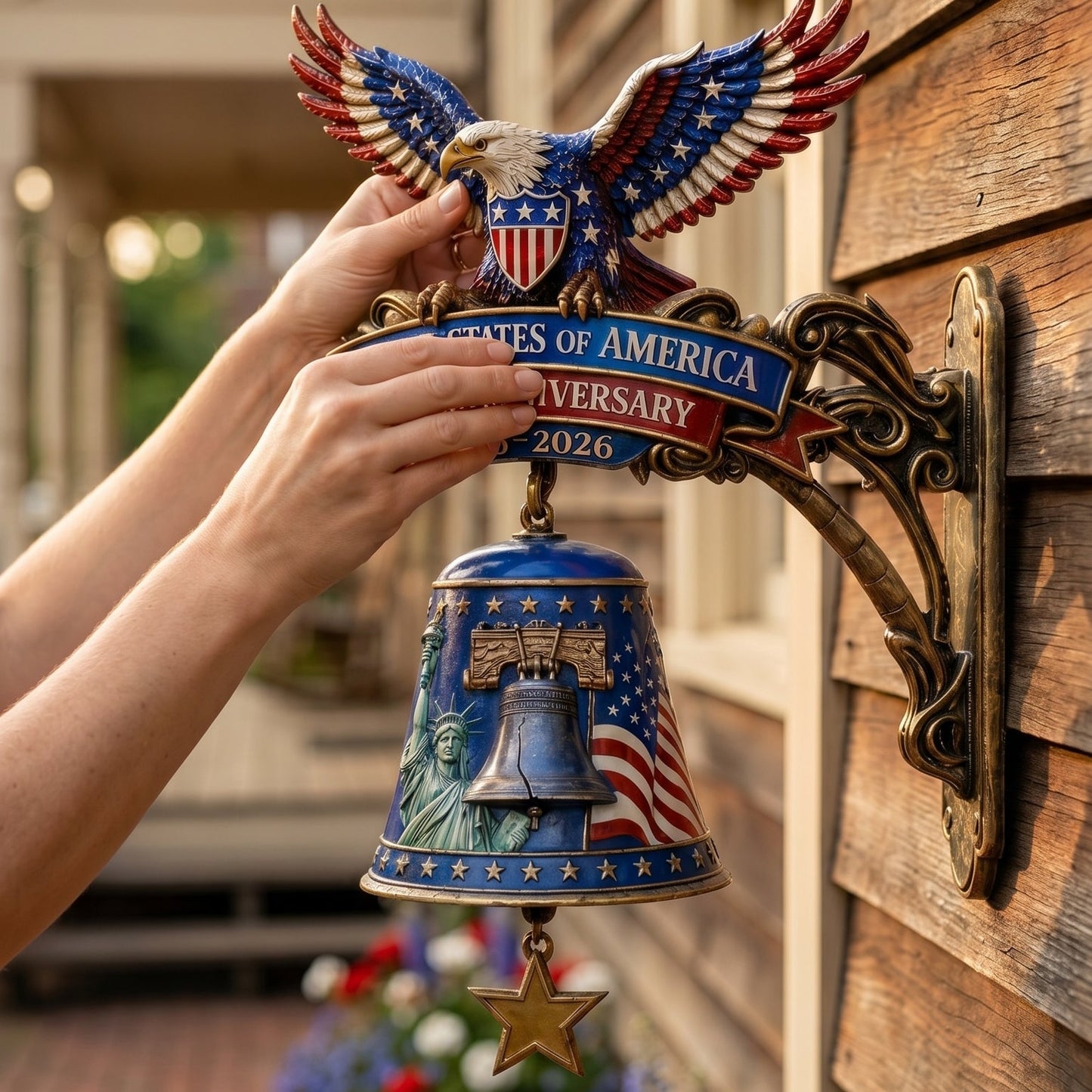 ๐ฆ
USA 250th Anniversary Patriotic Eagle Wall Bell โ A Grand Celebration of 250 Years of Freedom (1776-2026)