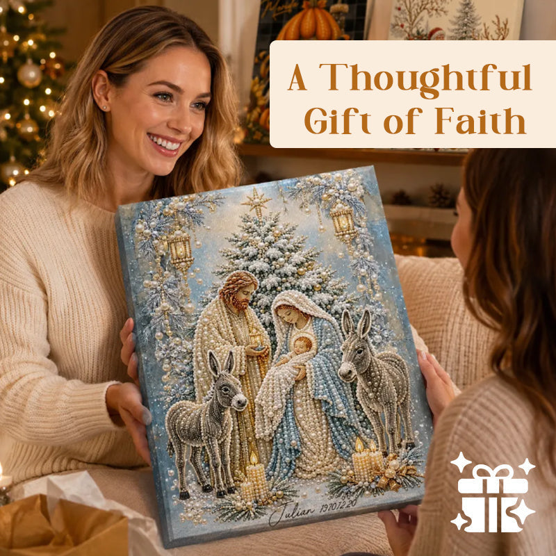 ๐ LAST DAY 49% OFF โ๐ Nativity Scene Diamond Painting Kit