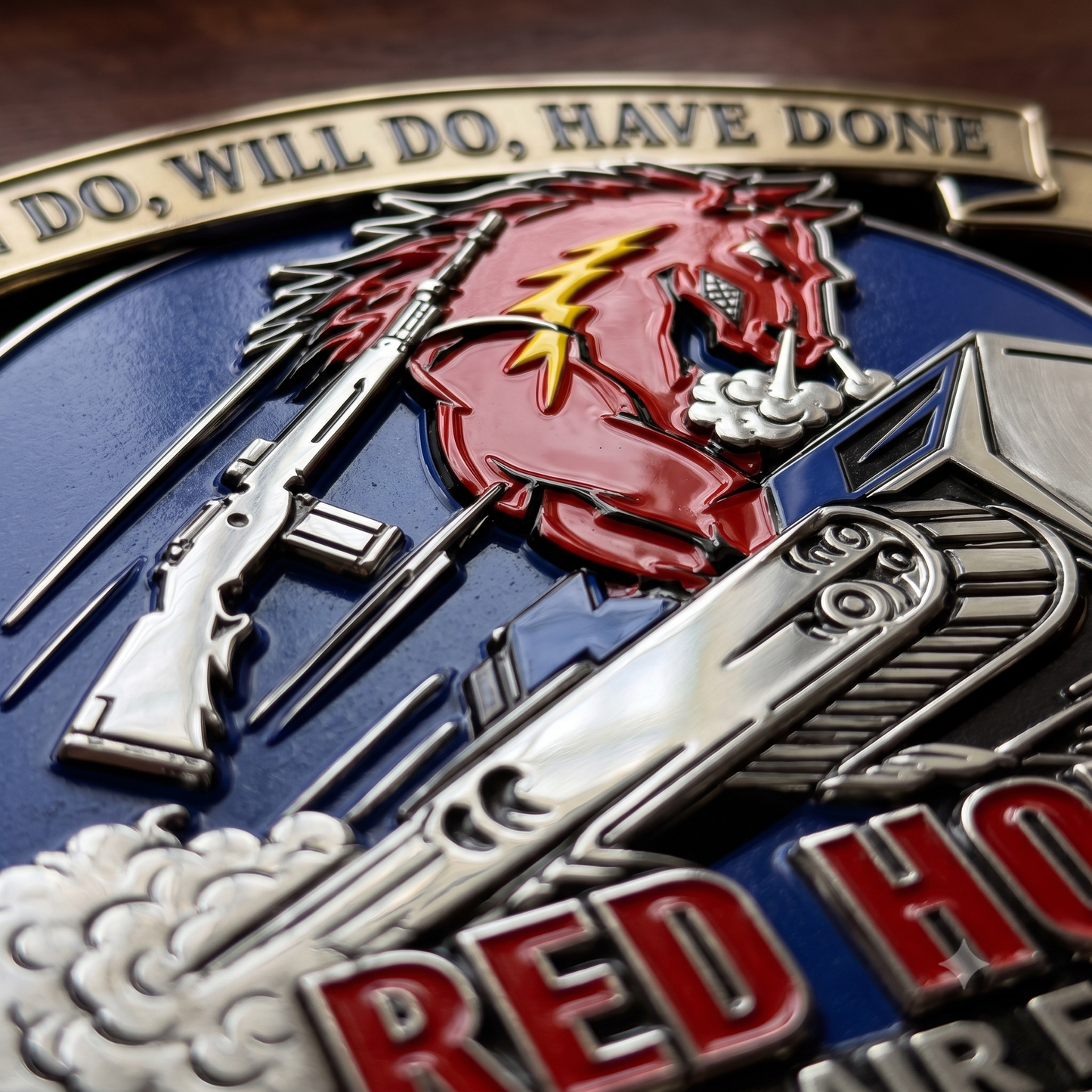 🇺🇸 Last Day Promo: 49% OFF 🐎U.S. Air Force Red Horse Combat Engineers Car Emblem Metal Badge✈️