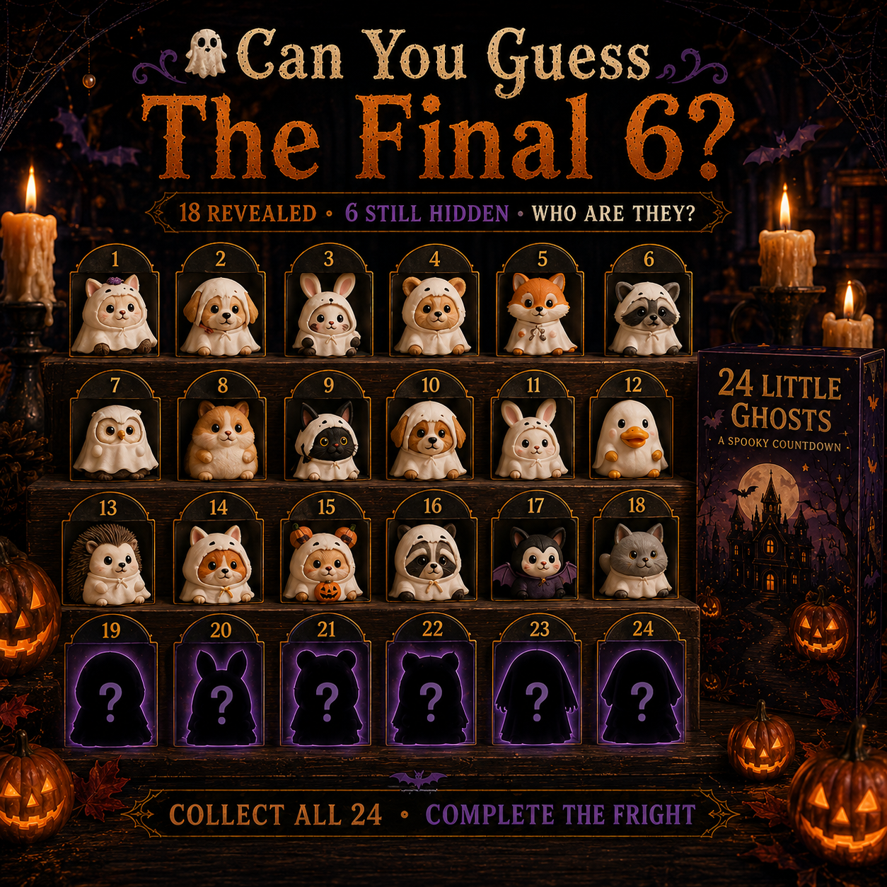 🔥Limited 50% OFF👻Spooky Countdown 🕯️|🎃 24 Days of Halloween Surprises👻One Surprise a Day.🔥 Endless Halloween Fun.🌟