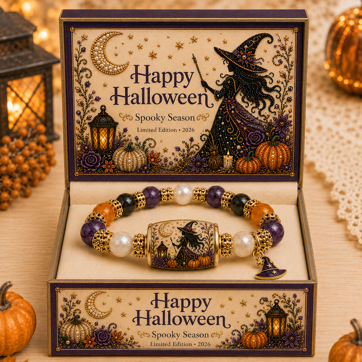 💥 Last Day 49% OFF – 🎃 Halloween Night Collection Bracelet — Limited Edition