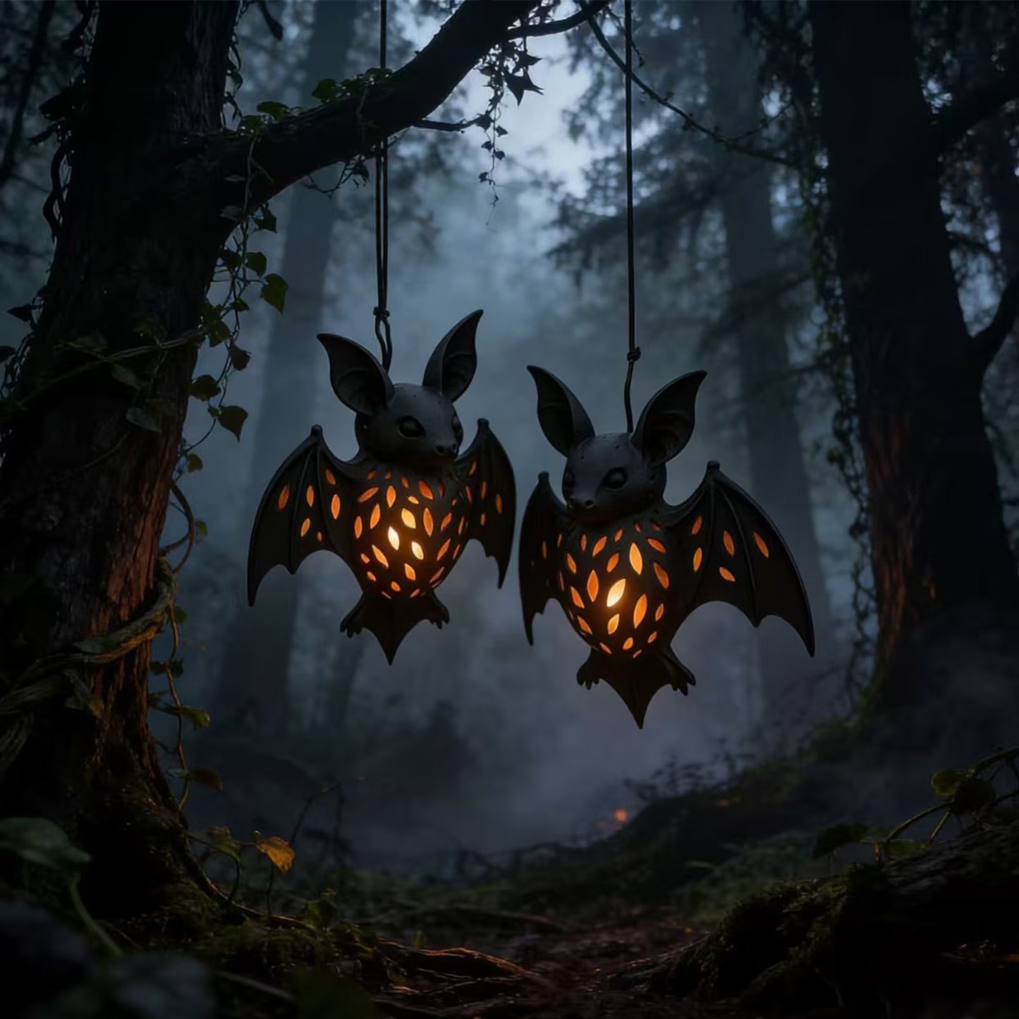 Bat Lamp Shade 2-Pack – DIY Spooky Lighting for Halloween 🦇🎃