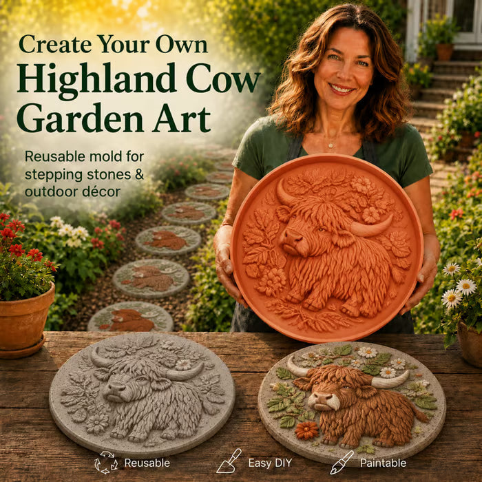 💥 LAST DAY 49% OFF -Garden Art Stepping Stone Mold-Make Your Garden Truly One of a Kind (📦Buy 2 Free Shipping)