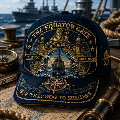 👑King Neptune’s Realm Commemorative Naval cap