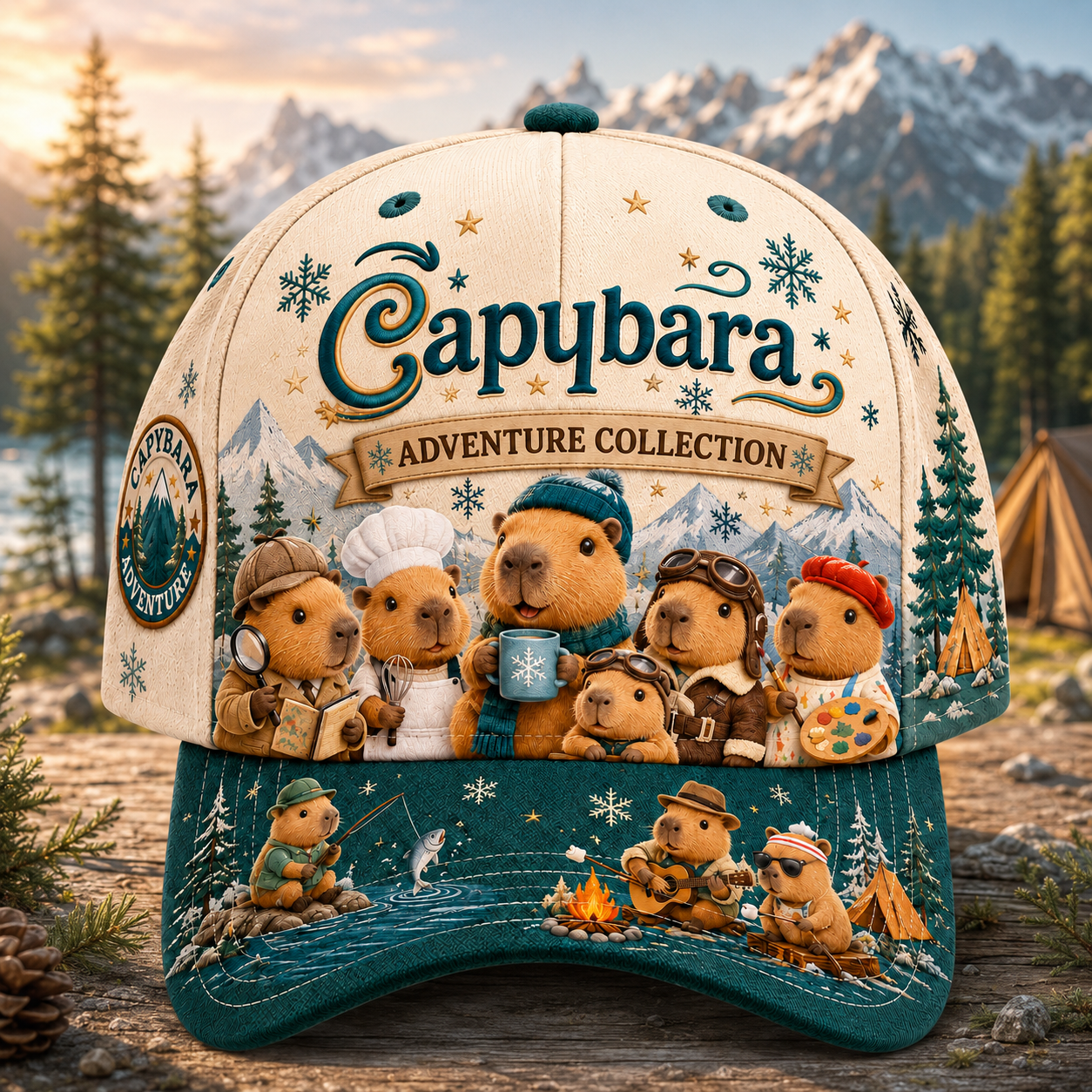 🇺🇸 Last Day Promo: 49% OFF-🐾-Capybara Advent Cap