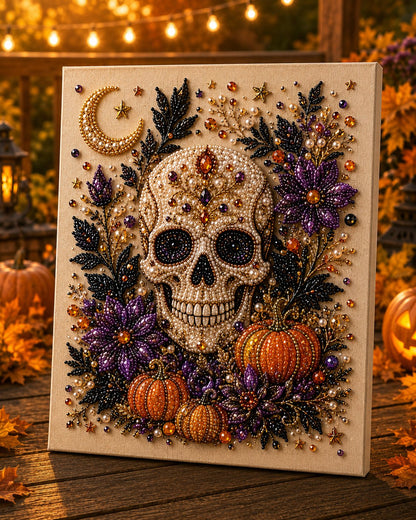 💥 Last Day 49% OFF – 👻✨ Halloween Pearl Art DIY Kit – Turn Tiny Pearls into Spooky-Cute Magic （BUY 2 FREE SHIPPING)
