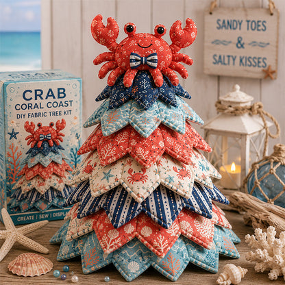 🔥 Ocean Friends DIY Patchwork Christmas Tree Kit 🌊🎄