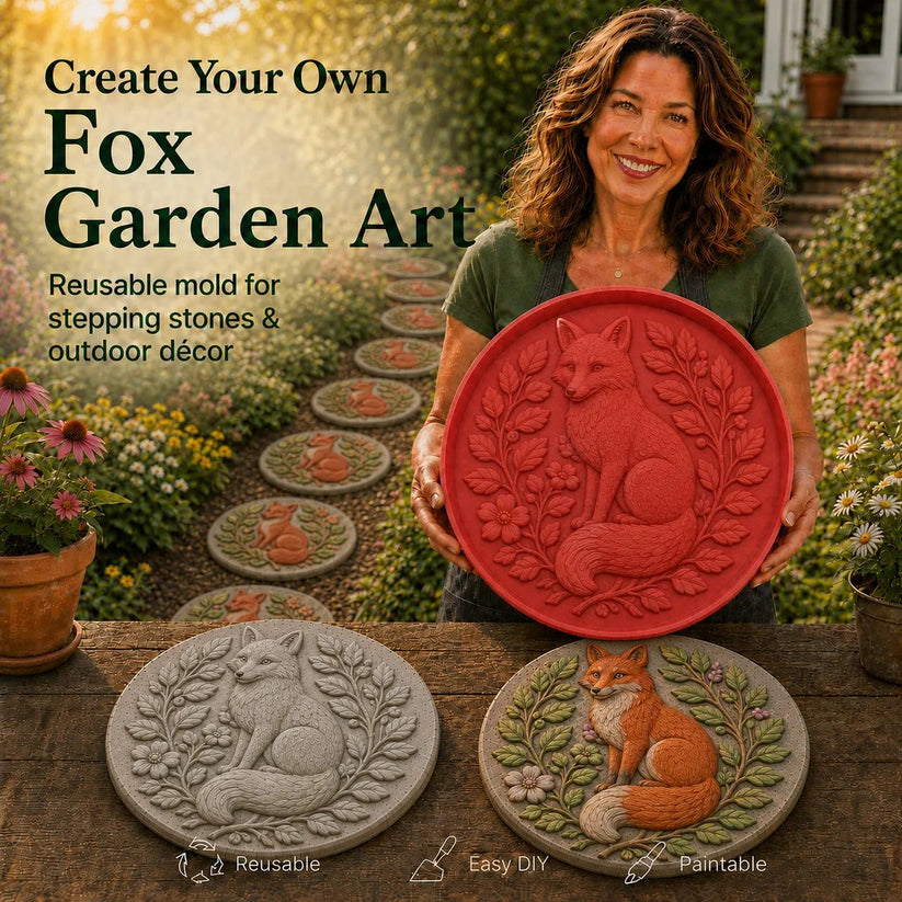 💥 LAST DAY 49% OFF -Garden Art Stepping Stone Mold-Make Your Garden Truly One of a Kind (📦Buy 2 Free Shipping)