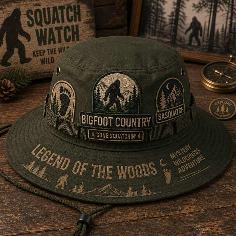 💥LAST DAY 49% OFF - 🌲 Bigfoot Country Boonie Hat