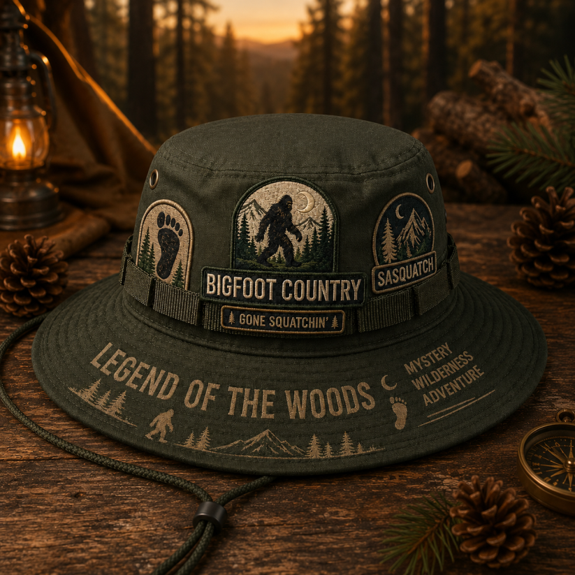 💥LAST DAY 49% OFF - 🌲 Bigfoot Country Boonie Hat
