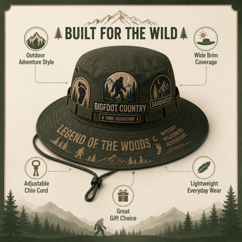 💥LAST DAY 49% OFF - 🌲 Bigfoot Country Boonie Hat