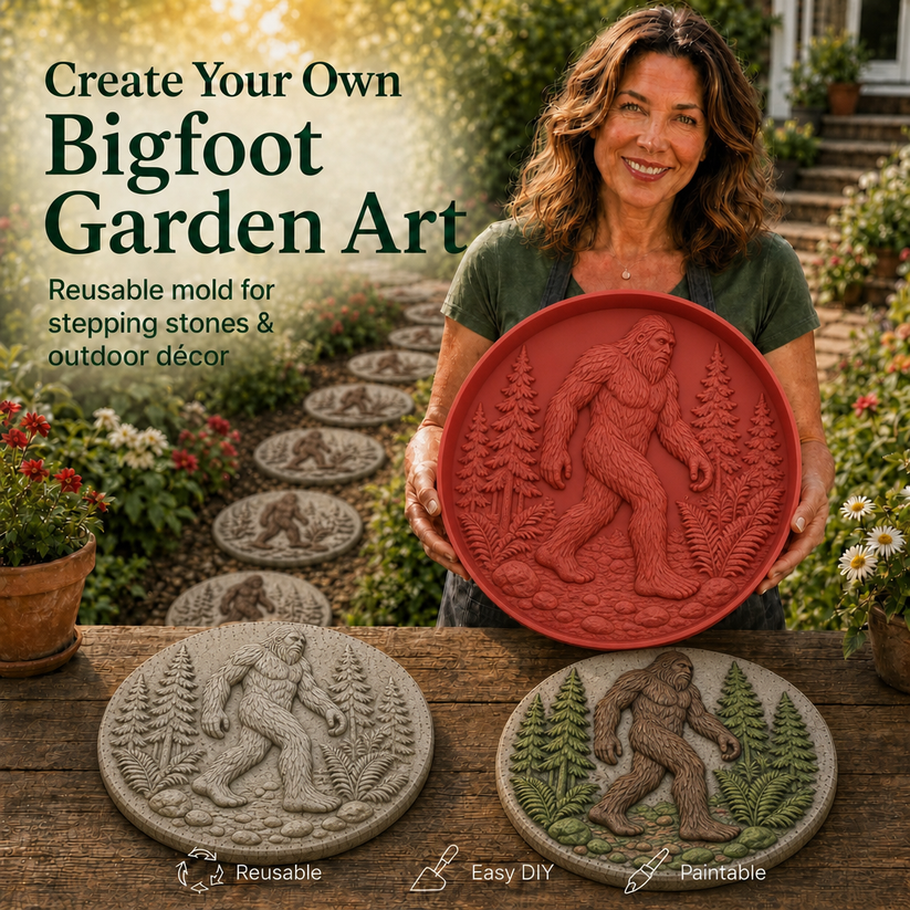 💥 LAST DAY 49% OFF -Garden Art Stepping Stone Mold-Make Your Garden Truly One of a Kind (📦Buy 2 Free Shipping)