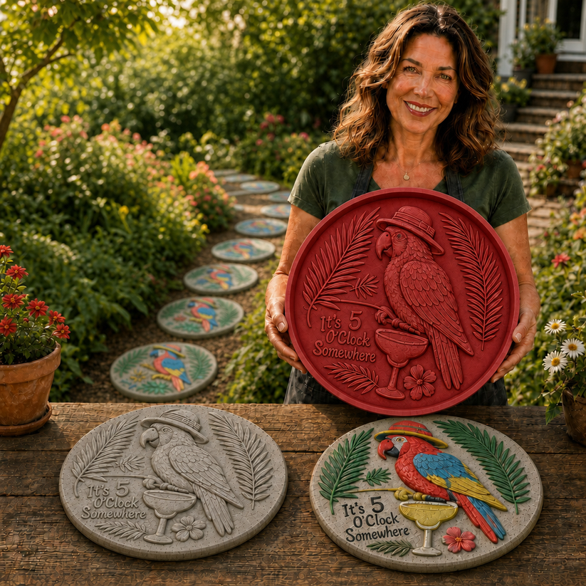 💥 LAST DAY 49% OFF -Garden Art Stepping Stone Mold-Make Your Garden Truly One of a Kind (📦Buy 2 Free Shipping)