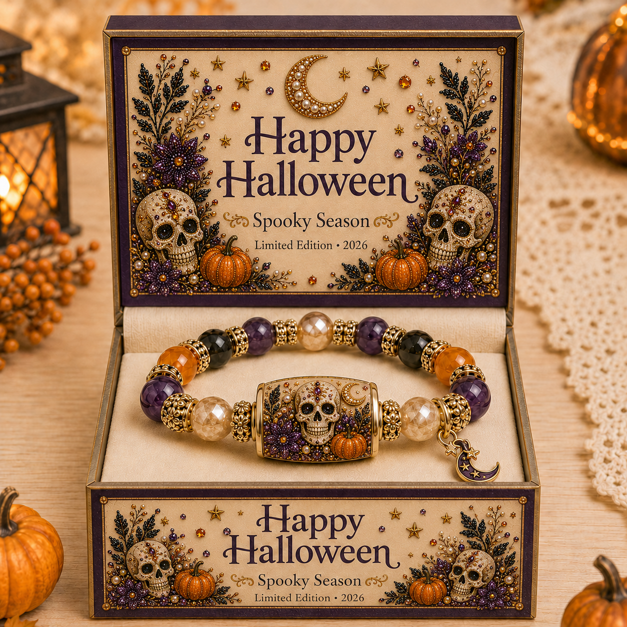💥 Last Day 49% OFF – 🎃 Halloween Night Collection Bracelet — Limited Edition