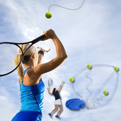 🎾🔥Tennis-Trainer Set-(🥎Innovative Ball Game for Outdoors, in The Garden, in The Park for Children)