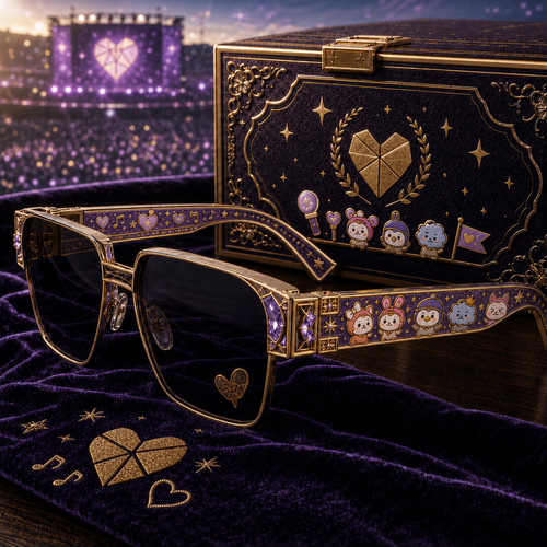 💜 Purple Fan Support Luxury Sunglasses ✨🎶
