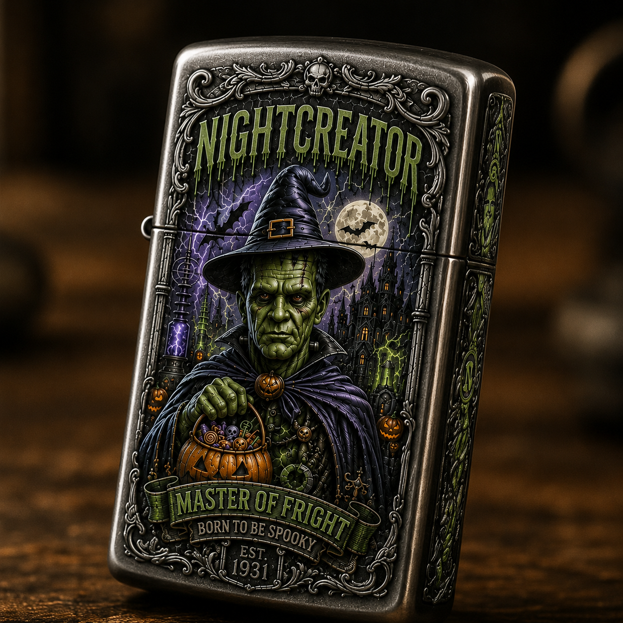 🎃Premium Halloween Limited Edition Nightcreator Monster Lighter👻🔥