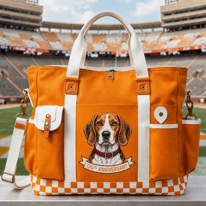 Bluetick Coonhound135th Anniversary Edition Heavy-Duty Multifunctional Outdoor Tote Bag