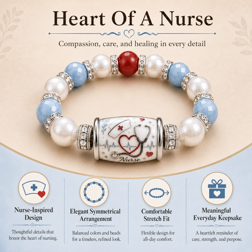 📈🔥2026 Top Picks👩‍⚕️ Heart Of A Nurse Bracelet