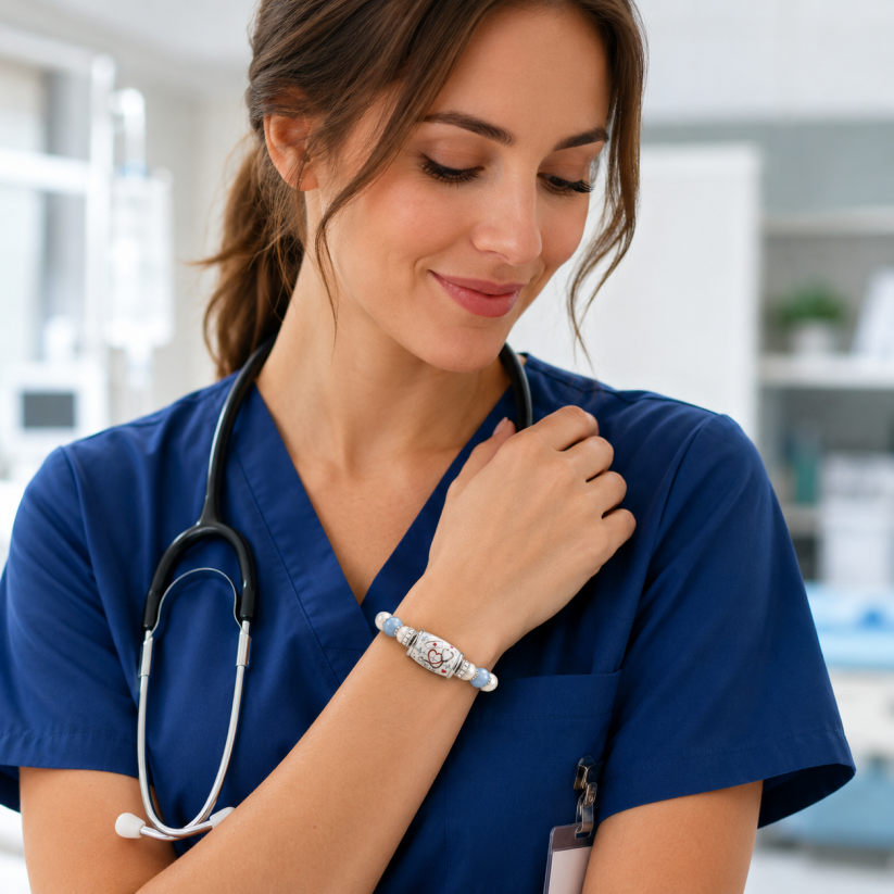 📈🔥2026 Top Picks👩‍⚕️ Heart Of A Nurse Bracelet
