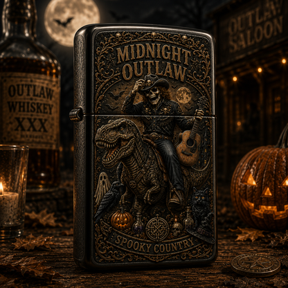 🦇Rock fans' Midnight Outlaw Halloween limited edition lighter🔥