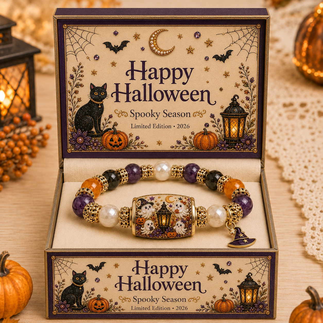 💥 Last Day 49% OFF – 🎃 Halloween Night Collection Bracelet — Limited Edition