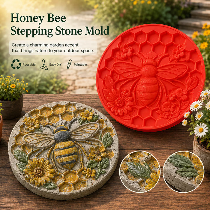 💥 LAST DAY 49% OFF -Garden Art Stepping Stone Mold-Make Your Garden Truly One of a Kind (📦Buy 2 Free Shipping)