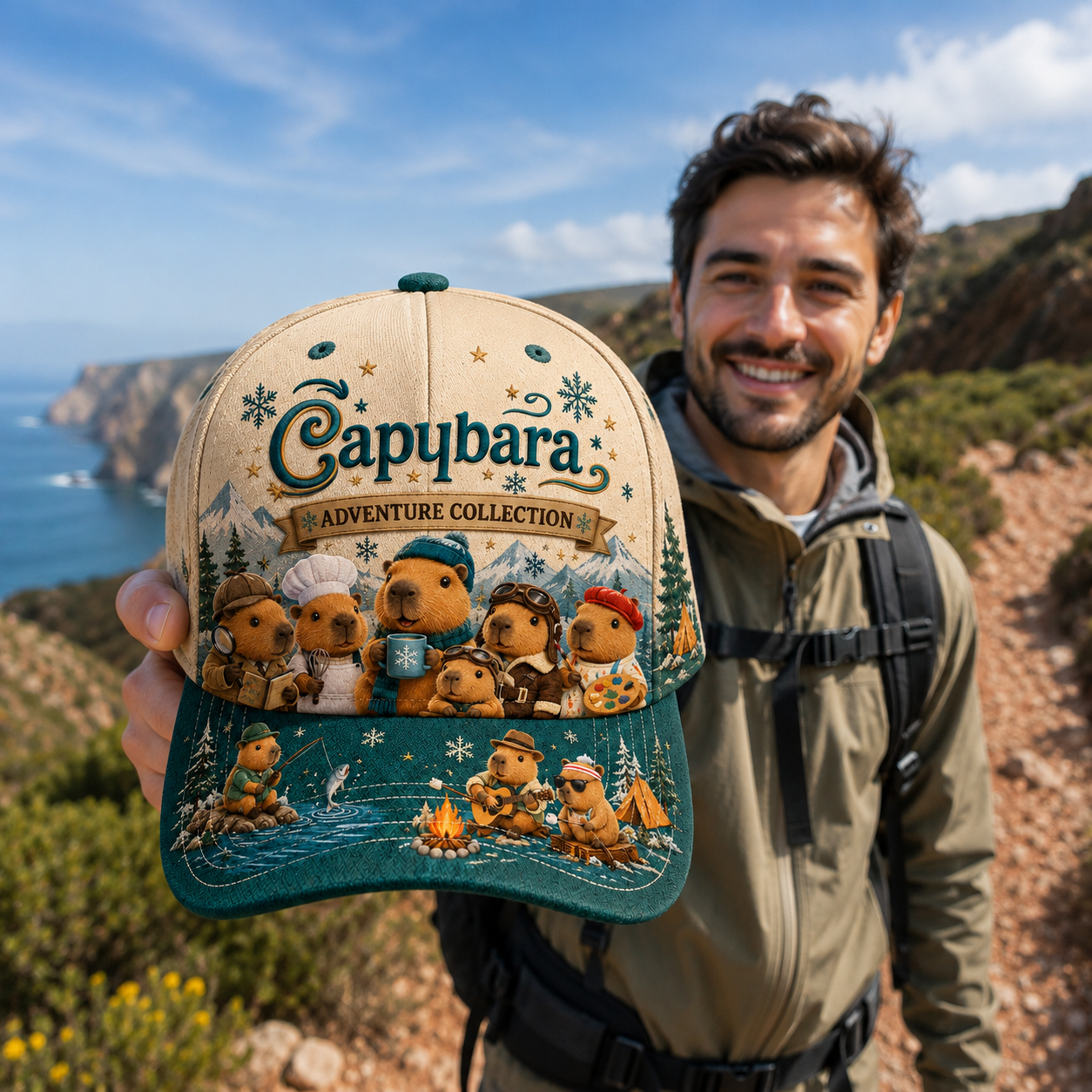 🇺🇸 Last Day Promo: 49% OFF-🐾-Capybara Advent Cap