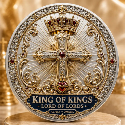 Jesus Is King Commemorative Metal Medal