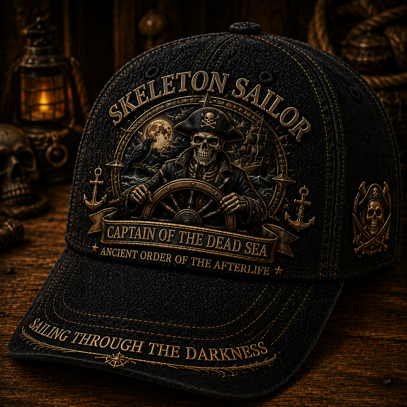 💀 SKELETON SAILOR — Captain Of The Dead Sea Limited Edition Hat
