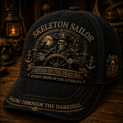💀 SKELETON SAILOR — Captain Of The Dead Sea Limited Edition Hat