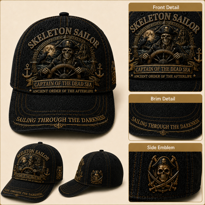 💀 SKELETON SAILOR — Captain Of The Dead Sea Limited Edition Hat