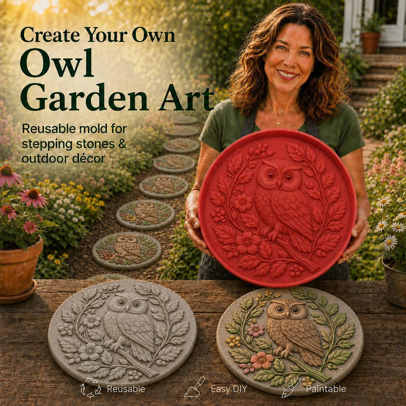 💥 LAST DAY 49% OFF -Garden Art Stepping Stone Mold-Make Your Garden Truly One of a Kind (📦Buy 2 Free Shipping)