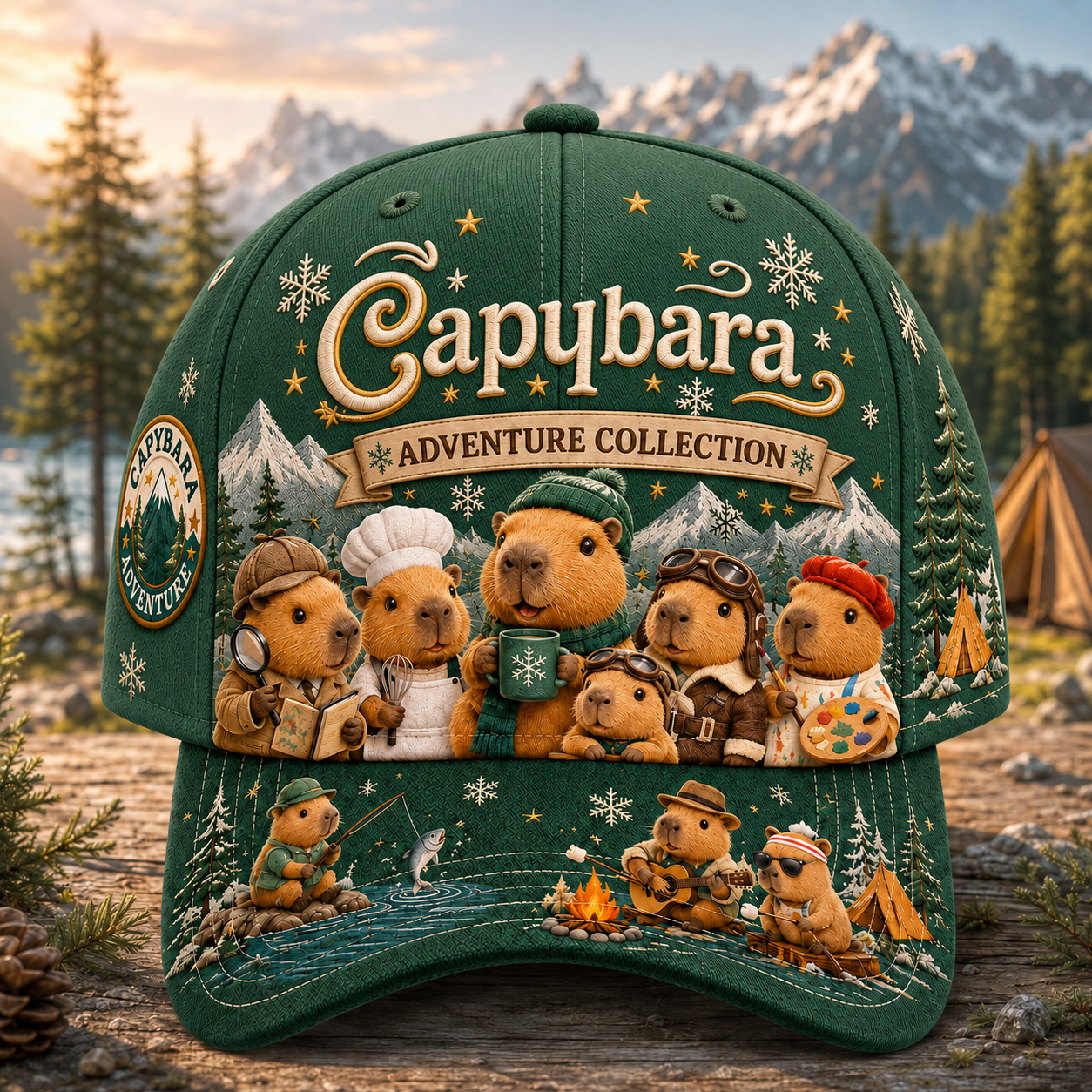 🇺🇸 Last Day Promo: 49% OFF-🐾-Capybara Advent Cap