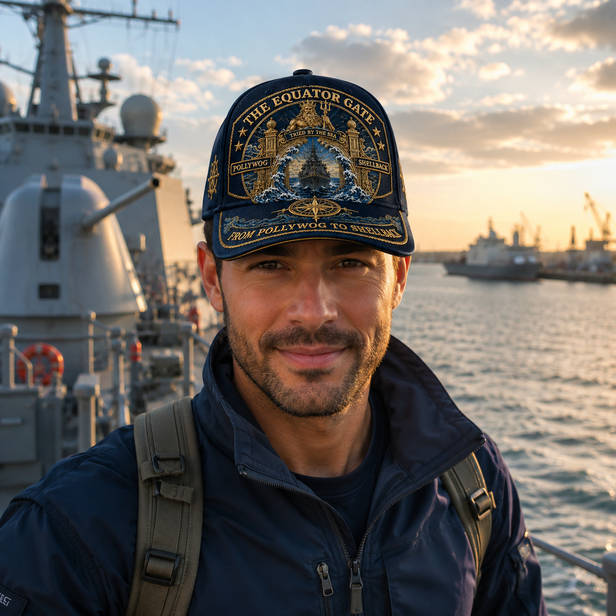 👑King Neptune’s Realm Commemorative Naval cap