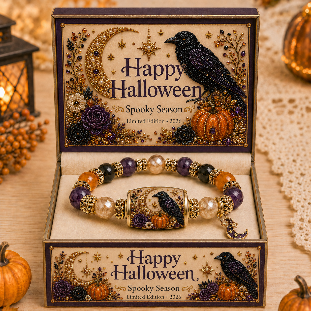 💥 Last Day 49% OFF – 🎃 Halloween Night Collection Bracelet — Limited Edition