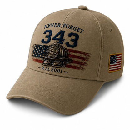 🔥Last Day 49% OFF🔥 - 🧢Never Forget 343 Memorial Cap 🎁