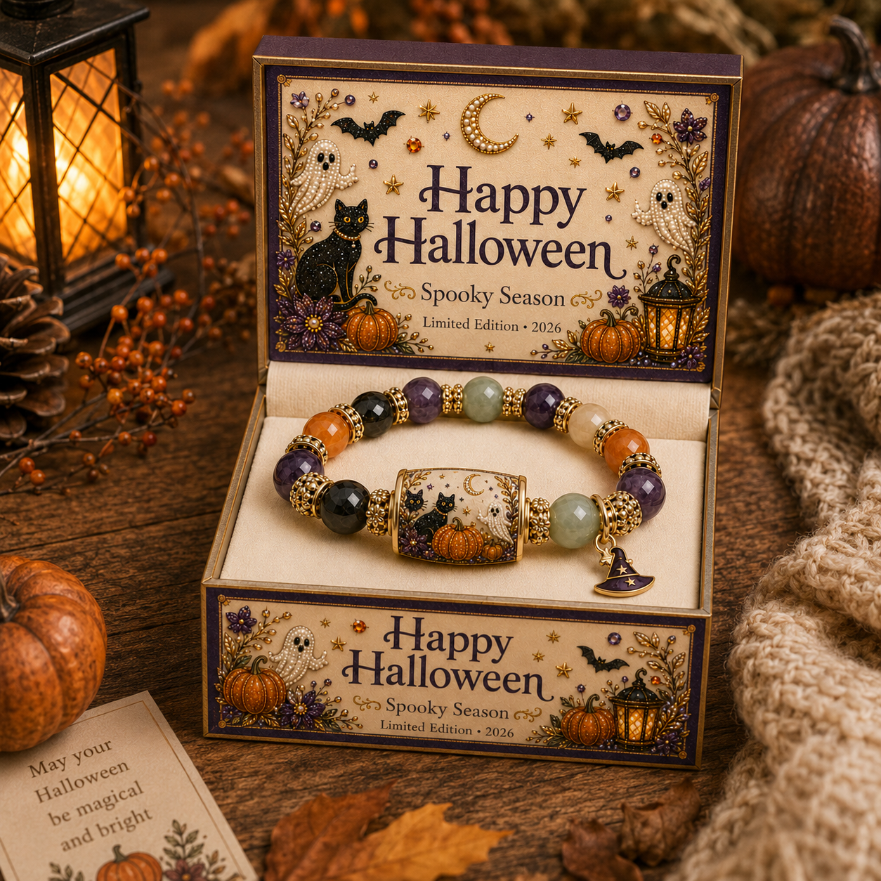 💥 Last Day 49% OFF – 🎃 Halloween Night Collection Bracelet — Limited Edition