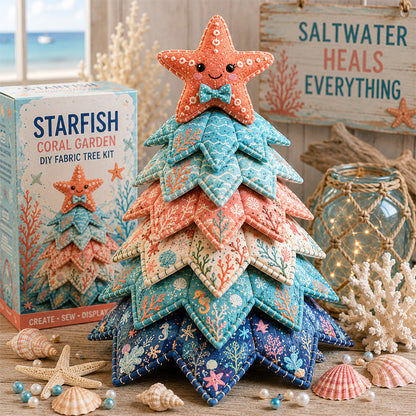 🔥 Ocean Friends DIY Patchwork Christmas Tree Kit 🌊🎄