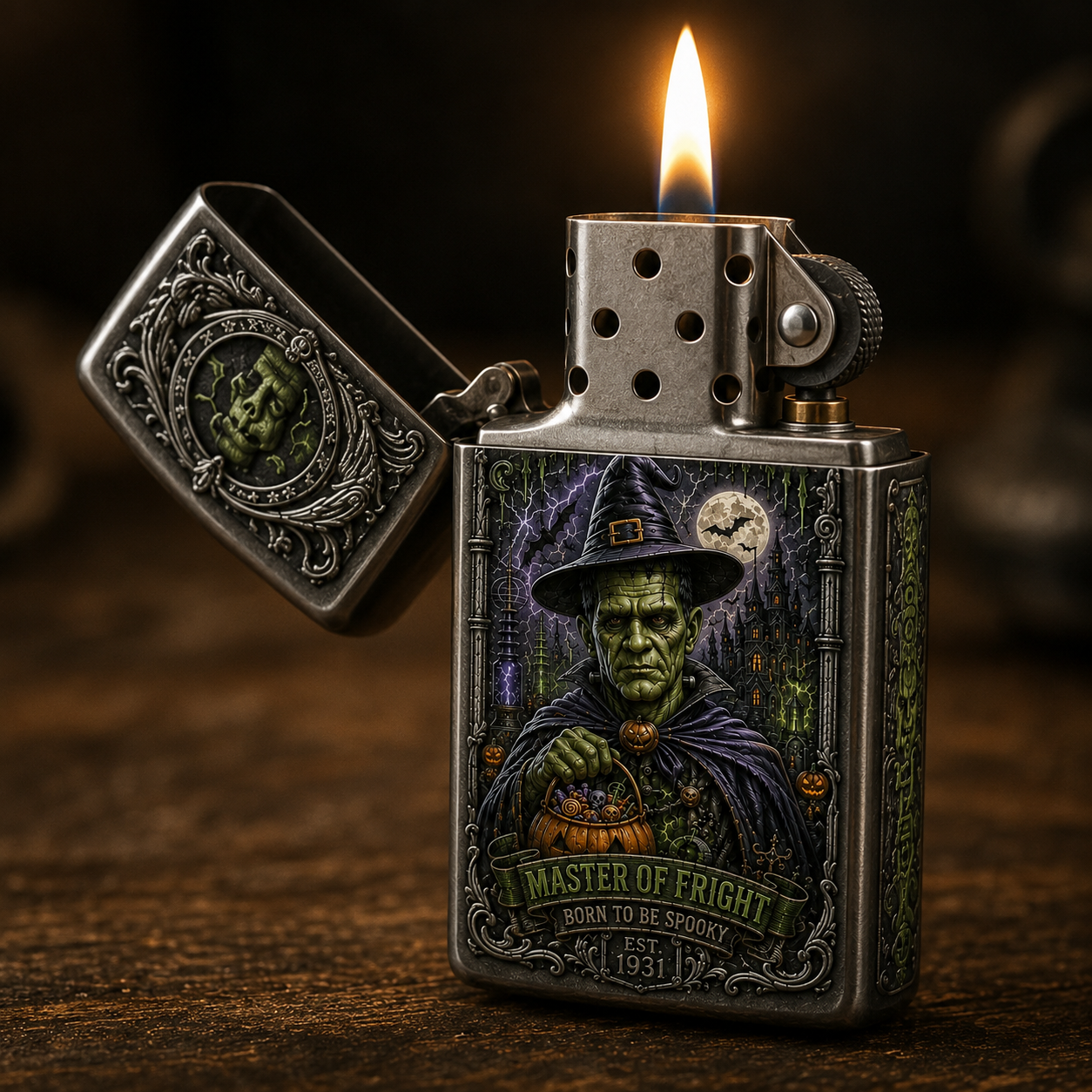 🎃Premium Halloween Limited Edition Nightcreator Monster Lighter👻🔥