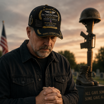 🇺🇸 In Loving Memory Pvt. Isabella Gonzales Fallen Hero Tribute Cap🙏