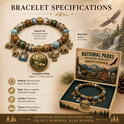 🇺🇸 Last Day Promo: 49% OFF 🏞️ -National Nature Park Faith Bracelet