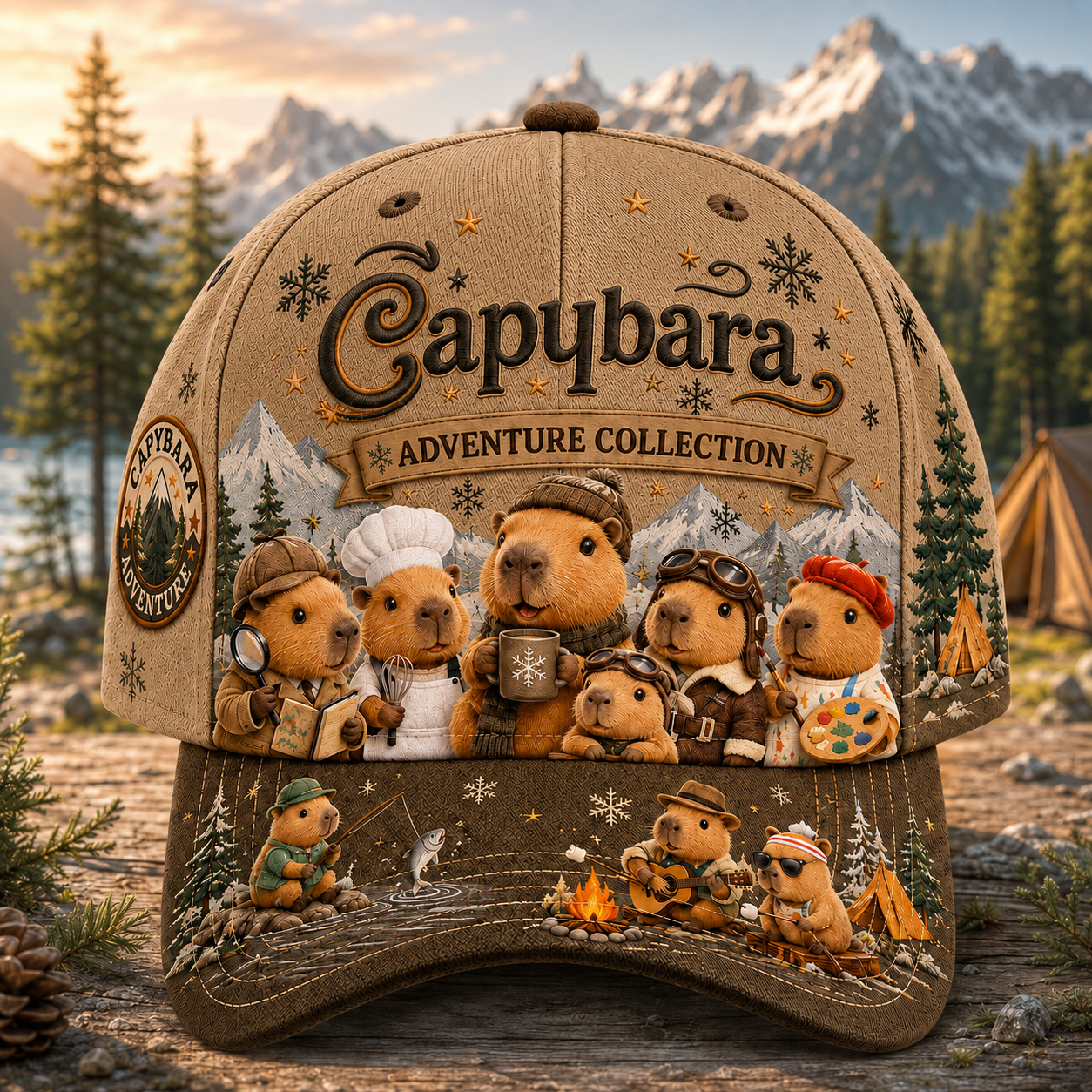 🇺🇸 Last Day Promo: 49% OFF-🐾-Capybara Advent Cap