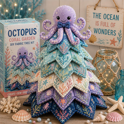 🔥 Ocean Friends DIY Patchwork Christmas Tree Kit 🌊🎄