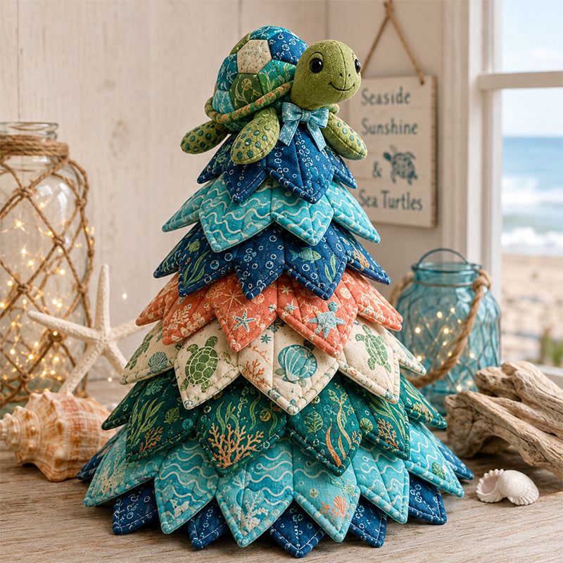 🔥 Ocean Friends DIY Patchwork Christmas Tree Kit 🌊🎄