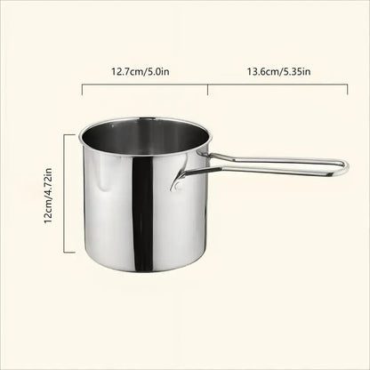 Restaurant-Quality Crispy Frying at Home! Compact Stainless Steel Deep Fryer Pot Set with Basket & Tongs | Oil-Saving, Quick & Easy to Clean for Perfect Family Portions
