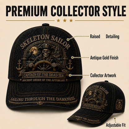 💀 SKELETON SAILOR — Captain Of The Dead Sea Limited Edition Hat