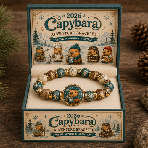 🇺🇸 Last Day Promo: 49% OFF-🐾-Capybara Advent Cap Faith Bracelet