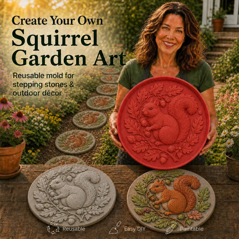 💥 LAST DAY 49% OFF -Garden Art Stepping Stone Mold-Make Your Garden Truly One of a Kind (📦Buy 2 Free Shipping)